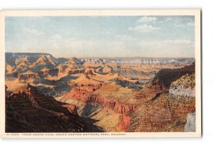Arizona AZ Fred Harvey Postcard 1915-1930 Grand Canyon General View