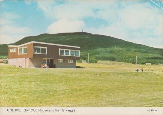 Golspie Golf Cllub House Dornoch Firth The Highlands Course Clubhouse Postcard