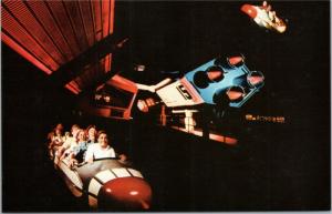 Disney World postcard - Space Mountain - Outer Space Right Here in Florida