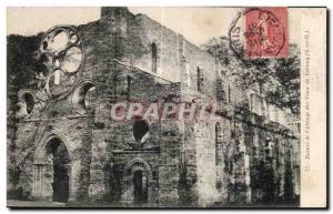 Old Postcard ruins of Abbage Vaux Cernay (S and O)