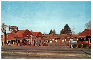 Frontier Motel, Portland, OR Vintage Postcard Posted 1960 