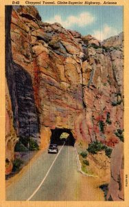 Arizona Globe-Miami-Superior Highway Claypool Tunnel Curteich