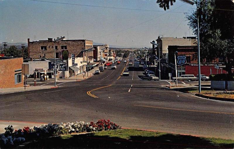 Susanville California Street Scene Store Fronts Vintage Postcard K90469