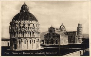 CPA PISA Piazza del Duomo coi principali Monumenti. ITALY (467934)