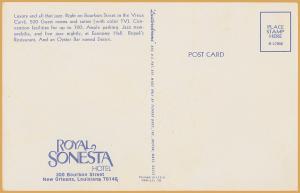 New Orleans, LA., Royal Sonesta Hotel, 300 Bourbon Street-