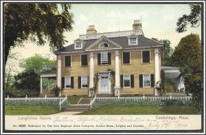 Massachusetts, Cambridge Longfellow House - [MA-622]
