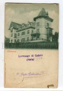 415868 ITALY Clarenza Lorenzago di Cadore 1901 year RPPC