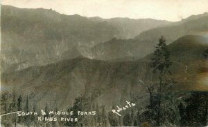 California South Middle Forks Kings River RPPC Photo Postcard Roberts 21-12018