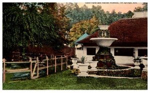 Arkansas Hot Springs Electric Fountain  at Marine Museum and Gator Farm