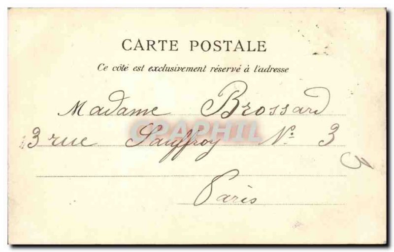 Paris Postcard Old Main facade Military School (militaria)