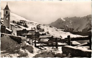 CPA Les Grandes Alpes en Hiver - Le Plus haut Village habité d'Europe (112867)