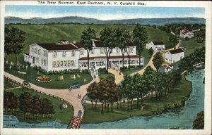 East Durham New York NY Catskill Mts Roxmor Hotel Vintage Postcard