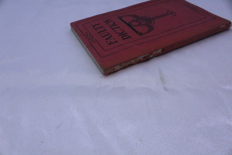 Vintage 1915 Copyright Funk & Wagnalls Faulty Diction Pocket Book 80 Pages