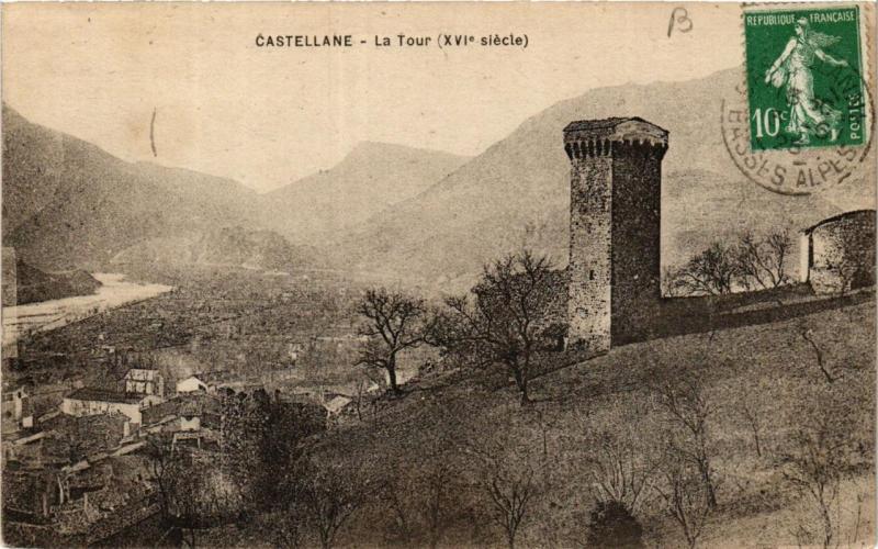 CPA CASTELLANE La Tour (683472)