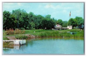 c1982 Postcard Ohio State Fish Farm Indian Lake Ohio