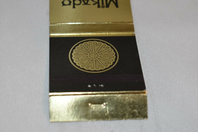 Mikado Japanese Restaurant Salt Lake City Utah 30 Strike Matchbook Cover