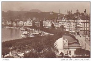 RP, Luzern Mit Schweizerhofquai, Luzern, Switzerland, 1920-1940s