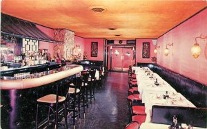 1950s New York Chinatown Macao Chinese Restaurant Interior Postcard 22-11510