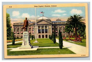 Vintage 1940's Postcard Panoramic View of State Capitol Building Phoenix Arizona