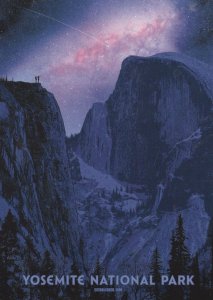 Yosemite National Park El Capitan Half Dome Rocks California USA Postcard