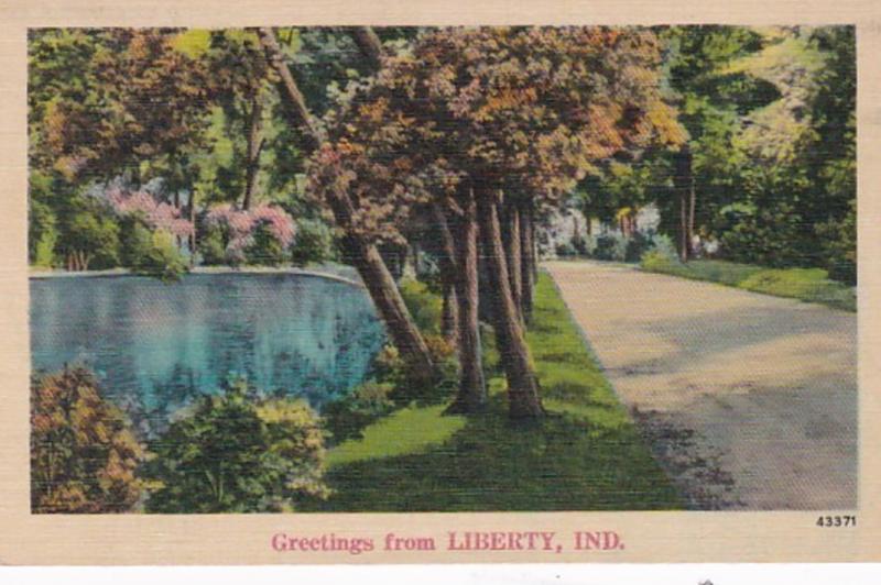 Indiana Greetings From Liberty