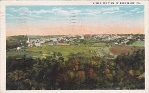 Pennsylvania Birds Eye View Of Ebensburg 1927