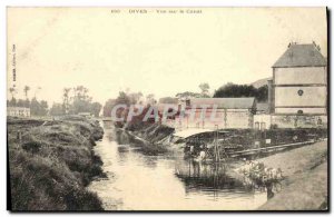 Old Postcard Dives Overlooking Canal Lavoir Lavandieres