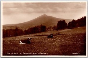 The Mither Tap Benachie Near Inverurie Real Photo RPPC Postcard