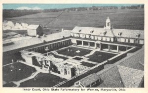 J56/ Marysville Ohio Postcard c1910 Inner Court State Reformatory Women 143