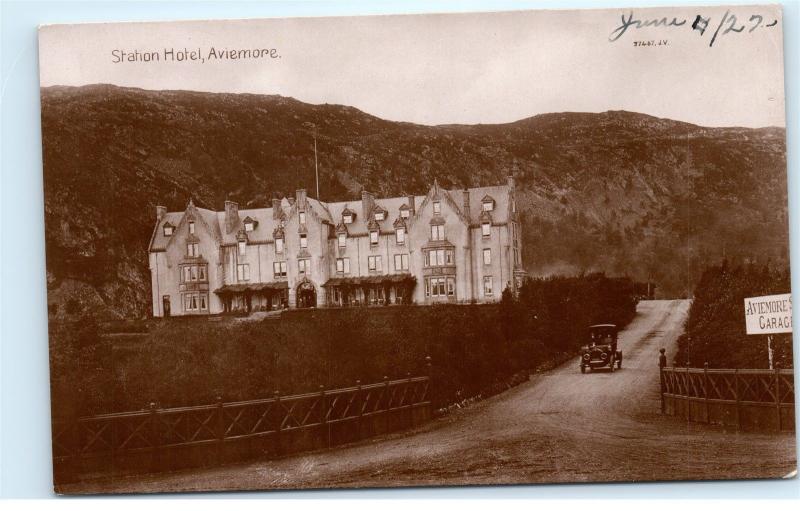 Station Hotel Aviemore Highlands Scotland Four Seasons Hotel Photo Postcard D09