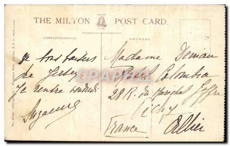 Postcard Old Bouley Bay Jersey