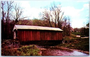 Postcard - Kent's Run Covered Bridge #5 - Ohio