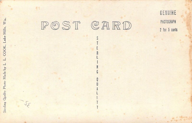 c.'11,  RPPC Real Photo, Methodist, M.E. Church, Spring Valley, MN, Old Postcard