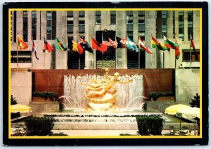 Postcard - Rockefeller Center And Lower Plaza - New York City, New York