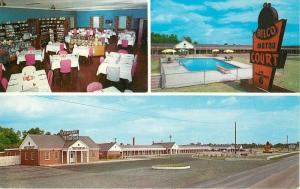 Belco Motor Court Restaurant 1950s Emporia Virginia Pool Roadside Teich 6064