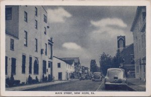 Postcard Main Street New Hope PA