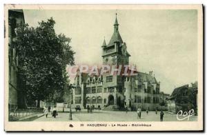 Old Postcard Haguenau The Museum Library