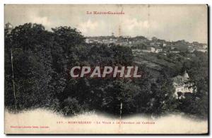 Old Postcard Montrejeau The city and the castle of Capelle