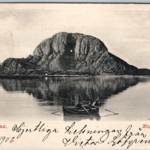 c1900s UDB Torget, Nordland County Norway Torghatten Granite Dome Nice Card A201