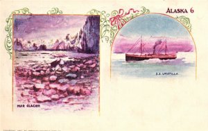 VINTAGE POSTCARD ALASKA BY AMERICAN SOUVENIR CARD CO. 1897 MAILED IN 1915 CANADA