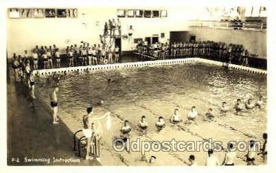 Farrigate, Idaho, USA F-2 Swimming instruction US Navy, Military Writing On B...