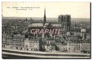 Paris - 4 - Cite Panorama - Notre Dame Old Postcard