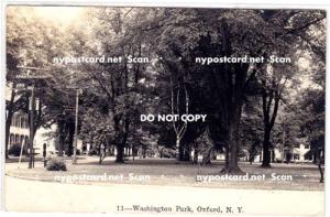 RPPC, Washington Park, Oxford NY