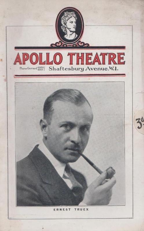 The First Year Ernest Truex Frank Craven Apollo London Theatre Programme