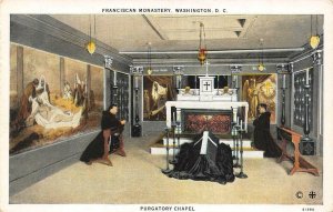 Washington, D.C.  PURGATORY CHAPEL~Franciscan Monastery Crypt  c1920's Postcard