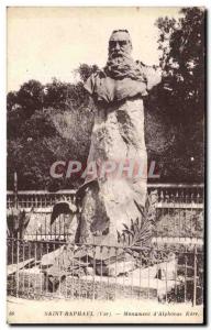 Old Postcard Monument of Saint Raphael & # 39Alphonse Karr