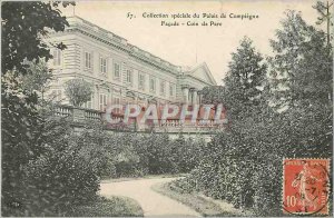 Old Postcard Special Collection of the Palace of Compiegne Facade Corner Park