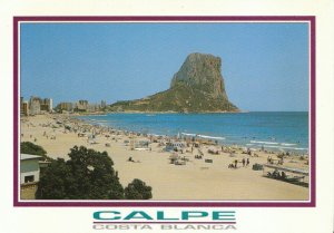 Spain Postcard - Calpe - Costa Blanca, Alicante - Playa De Poniente - Ref TZ5285