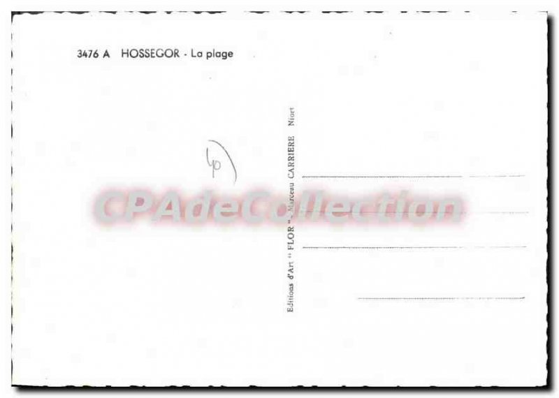 Modern Postcard The Hossegor Beach