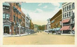 VT, Rutland, Vermont, Merchants Row, Bank